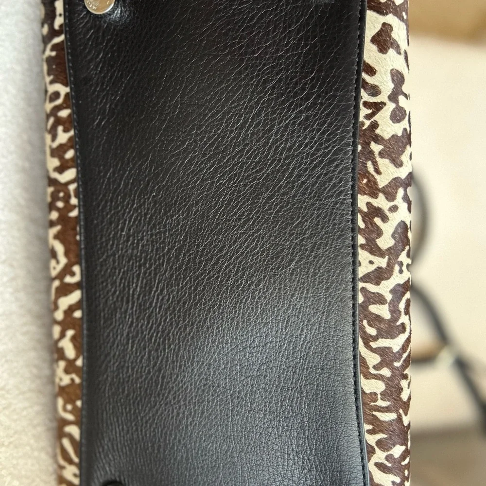 Michael Kors Leopard Print Satchel with Black Accents - Picture 5 of 9